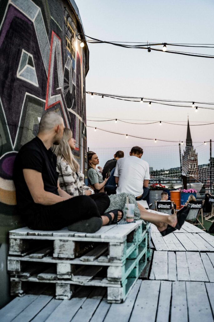 bar na dachu roof top Gdańsk Wrzeszcz